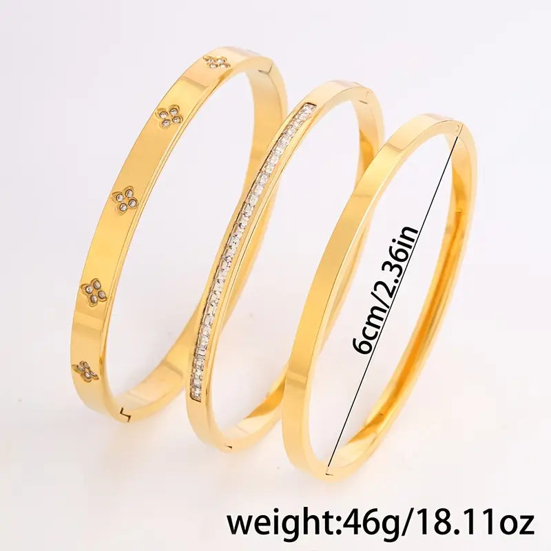Armbänder mit Strass-Akzenten