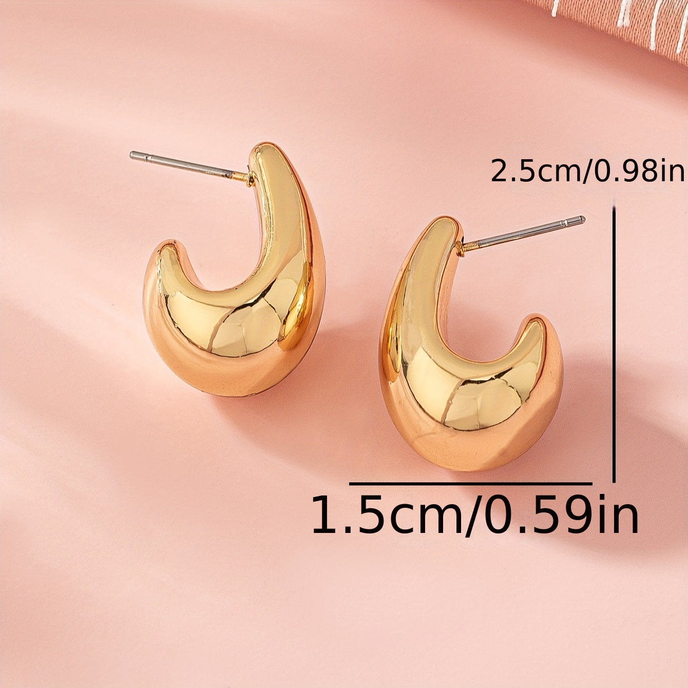 Damenmode All-in-one C-Ohrringe