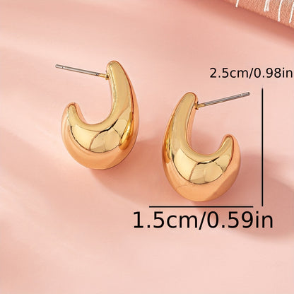 Damenmode All-in-one C-Ohrringe